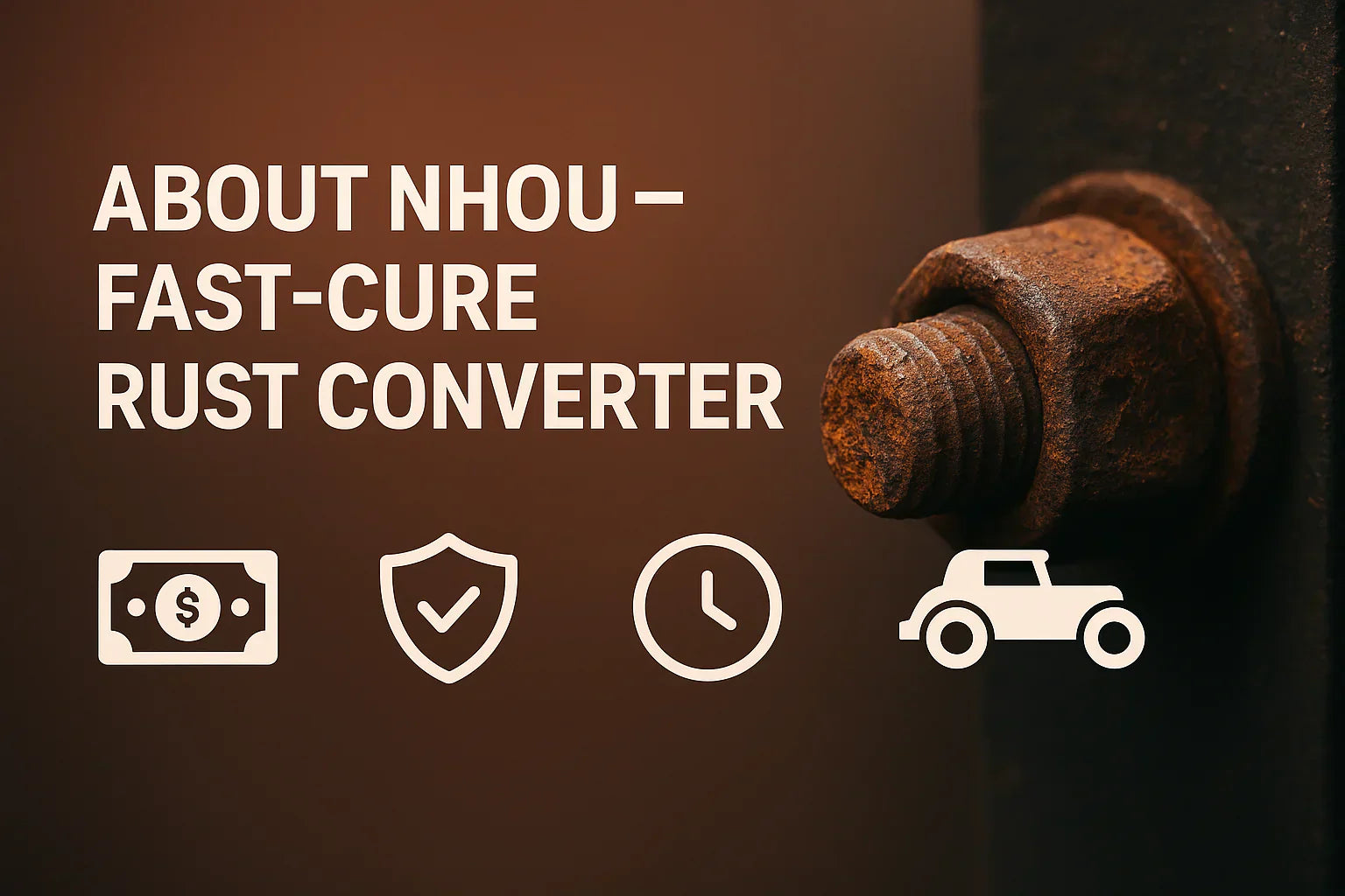 NHOU® Fast-Cure Rostumwandler – Schnell. Sicher. Wirksam.