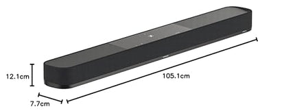 Sennheiser AMBEO Soundbar Plus teleri ja muusika jaoks - EL pistik - 3D ruumiline heli, virtuaalsed 7.1.4 kõlarid, sisseehitatud kaks subwooferit ja täiustatud voogedastusühendus