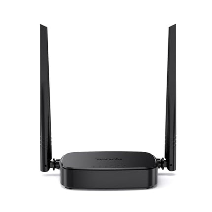 Tenda 4G03 Pro 4G LTE ruuter, WiFi ruuter Nano-SIM kaartidele (N300 CAT4, 150 Mbps allalaadimine, 300 Mbps 2.4GHz), 2*4dBi antenni, Plug &amp; Play, kiire Etherneti port, rakendus, ruuterirežiim, LED, must