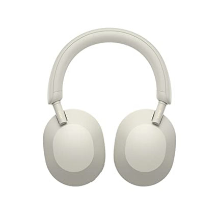 Sony WH-1000XM5 juhtmevabad Bluetooth-mürasummutavad kõrvaklapid (30-tunnine aku, puutetundlik andur, rakendus Headphones Connect, kiire laadimine, Amazon Alexa jaoks optimeeritud, mikrofoniga peakomplekt) hõbedased