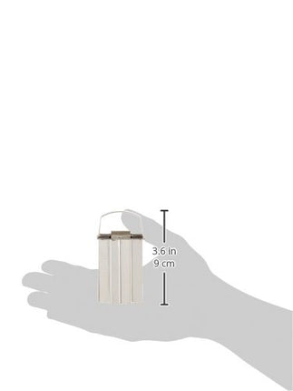 Städter kaneelitäht läbimõõduga 4 cm, roostevaba teras, hõbe, 8 x 4 x 4 cm