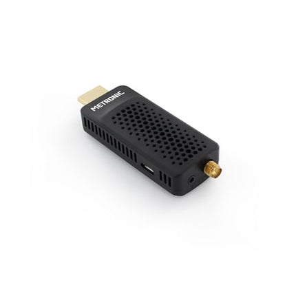 Metronic 441646 tuuner DVB-T vastuvõtja DVB-T, ühildub DVB-T2 Dongle Stick Compact'iga, HEVC, EPG, 1080i, HDMI, USB 2.0, SOS nupp
