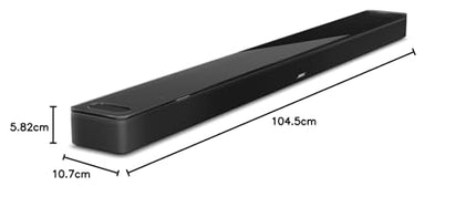 Bose Smart Ultra Soundbar koos Dolby Atmos Plus Alexaga, juhtmevaba Bluetooth AI, ruumilise heli süsteem teleritele, must