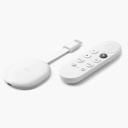 Google Chromecast koos teleriga (4K) Snow – Toob meelelahutuse teie telerisse häälotsingu abil. Striimige filme, sarju või Netflixi kuni 4K HDR-kvaliteediga. Lihtne seadistada.