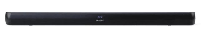 SHARP HTSB147 2.0 heliriba 150W (USB, Bluetooth, HDMI, optiline, AUX-sisend (3,5 mm), laius: 92 cm) õhuke disain, LED-ekraan, must