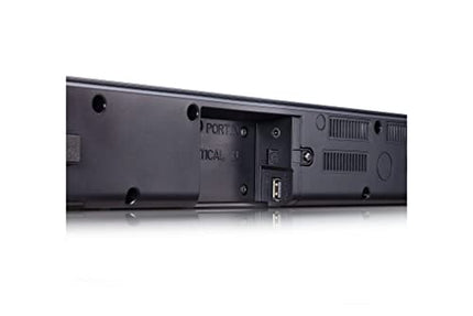 LG SQC2 2.1 Soundbar (300W) with wireless subwoofer for TVs 43 inches and larger (Adaptive Sound Control, Bluetooth), Black [Model Year 2023]