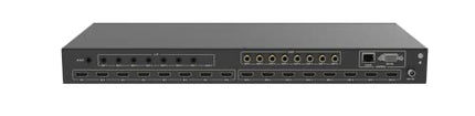 FOURKAY 8x8 4K HDMI maatrikslüliti koos allaskaleerimise, ARC, HDR10+, HLG, Dolby Vision, Atmos funktsiooniga. 4K@60Hz tugi SkyQ UHD jaoks.