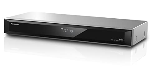 Panasonic DMR-BST765AG Blu-ray mängija ja salvesti kahe HD DVB-S tuuneriga, 500 GB kõvakettaga, 4K ülesskaleerimisega, Ultra HD, samaaegse salvestamisega, Smart Ready, hõbedane