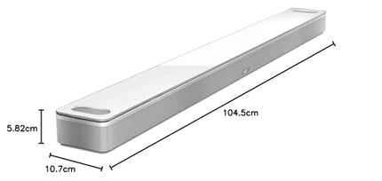Bose Smart Ultra Soundbar koos Dolby Atmos Plus Alexaga, juhtmevaba Bluetooth AI, ruumilise heli süsteem teleritele, valge