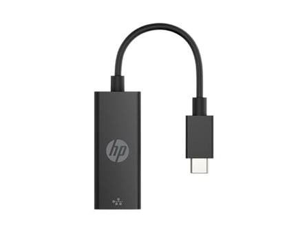HP USB-C to RJ45 Network Adapter with Status LED, Black