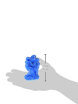 Küünenahalõikur Marie Aristogatos küpsisevorm, plastik, sinine, 8x7x1,5 cm