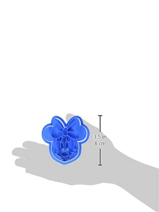 Cuticuter CGMINNIECARA cookie cutter, Minnie, blue, 8 x 7 x 1.5 cm