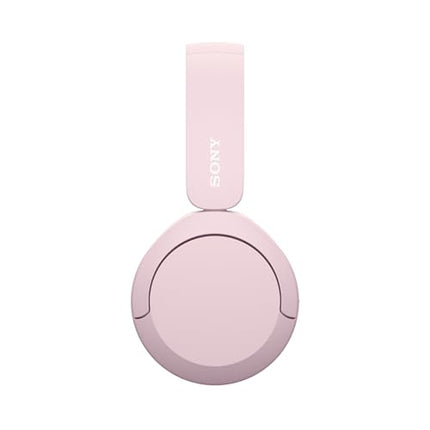 Sony WH-CH520 juhtmevabad Bluetooth-kõrvaklapid, kõrge helikvaliteet, kerge disain, kuni 50 tundi aku tööiga, kiire laadimine, ekvalaiser, selge kõnekvaliteet, iOS ja Android - roosa