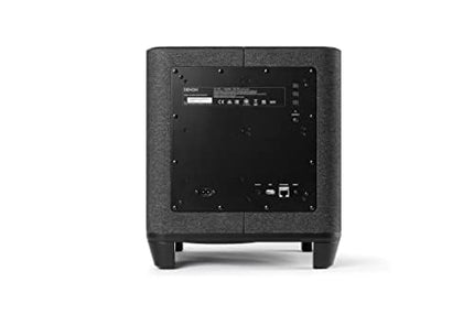 Denoni juhtmevaba subwoofer sisseehitatud HEOS-iga, WiFi, D-klassi võimendi, 8-tolline bassikast kodukino ja muusika jaoks, must
