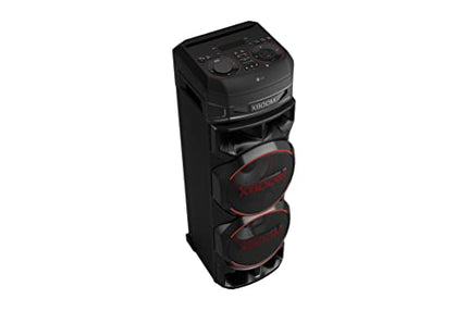 LG XBOOM RNC9, kahesuunaline helisüsteem 4 kõlariga (Dolby Audio, karaoke ja DJ funktsioonid, valgustus), must [mudeliaasta 2023]