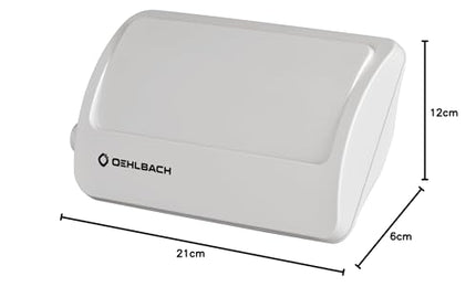 Oehlbach Scope Vision Outdoor DVB-T2 HD - veekindel välisantenn, UV-kindel DVB-T2 antenn, madala müratasemega DVB-T võimendi, ideaalne telkimiseks, veoautodele ja haagissuvilatele - valge