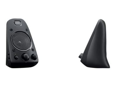 Logitech Z623 kõlarisüsteem subwooferiga, rikkalik bass, 400-vatine tippvõimsus, THX-sertifitseeritud, 3,5 mm ja RCA sisendid, mitme seadme ühilduv, EL-i pistik, arvuti/PS4/Xbox/TV/nutitelefon/tahvelarvuti - must