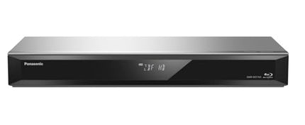 Panasonic DMR-BST765AG Blu-ray mängija ja salvesti kahe HD DVB-S tuuneriga, 500 GB kõvakettaga, 4K ülesskaleerimisega, Ultra HD, samaaegse salvestamisega, Smart Ready, hõbedane