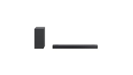 LG DS75Q 3.1.2 heliriba (380W) juhtmevaba subwooferiga ja MERIDIAN tehnoloogiaga (Dolby Atmos, HDMI, Bluetooth), tume hõbedane teras