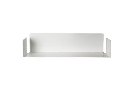 TEEbooks - CD- ja DVD-riiul - 6 tk komplekt - terasest - valge - 60x15x15cm