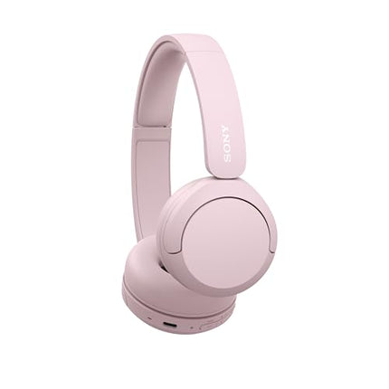 Sony WH-CH520 juhtmevabad Bluetooth-kõrvaklapid, kõrge helikvaliteet, kerge disain, kuni 50 tundi aku tööiga, kiire laadimine, ekvalaiser, selge kõnekvaliteet, iOS ja Android - roosa