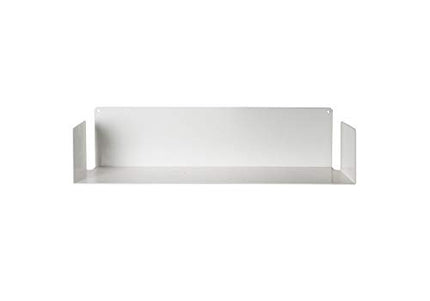 TEEbooks - CD- ja DVD-riiul - 6 tk komplekt - terasest - valge - 60x15x15cm