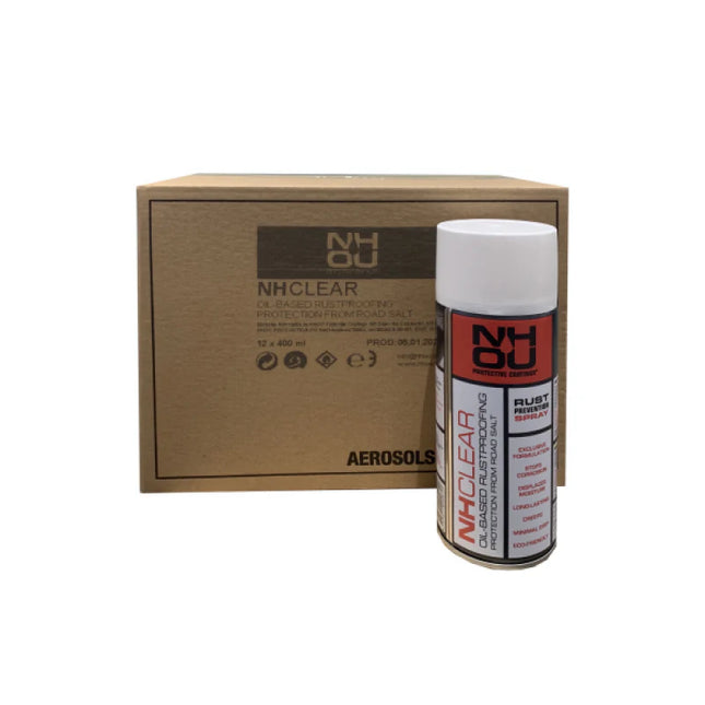 NHOU® läbipaistev õlikate spray – roostetõrje, 400 ml x 12 pakki