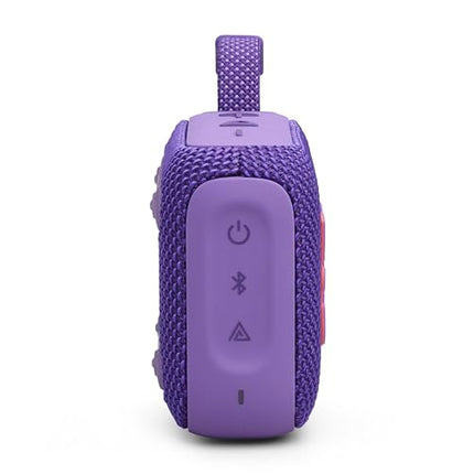 JBL Go 4 - Purple – Portable Bluetooth speaker with JBL Pro Sound, deep bass and playtime boost function – Waterproof and dustproof – 7 h battery life
