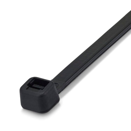 HORZEFIX cable ties set 1000 pieces black and white UV resistant and temperature resistant width 2.5 x 100 mm 3.6 x 140 4.8 x 200 4.8 x 300 self-locking (black, 3.6 x 140 mm set = 1000 pieces)