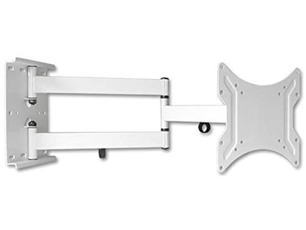 Drall universaalne teleri seinakinnitus 16–55 tolli (40–139,7 cm) jaoks – pikendatav kuni 65 cm, pööratav ja kallutatav – kinnitus LED LCD 3D HD plasmateleritele – VESA 100 200 valge Mudel: L22W