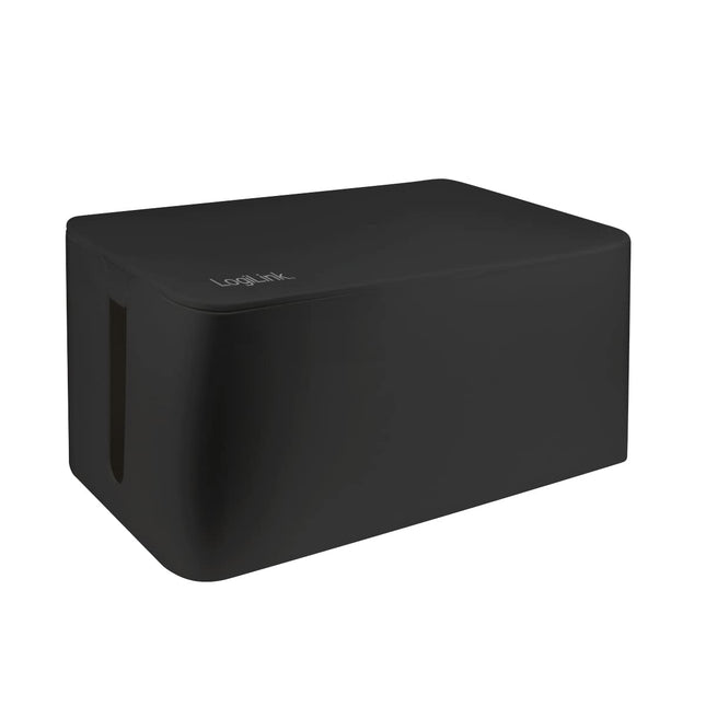 LogiLink KAB0062 - Cable box large (407 x 157 x 133.5 mm), black