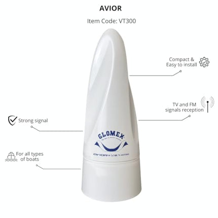 AVIOR – TV-FM – 24,5DB 100X210MM