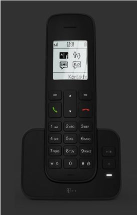 Telekom Sinus A 207 must DECT lauatelefon automaatvastajaga