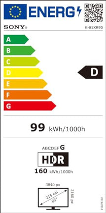 Sony BRAVIA 9 QLED (XR l Mini LED) 85 inch 4K HDR Google Smart TV (2024) | Gaming Features, IMAX Enhanced, Dolby Vision Atmos, Chromecast, AirPlay, 120Hz K75R90