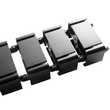 Outshine Gaming Sit Stand Cable Management Back - reguleeritav laua kaablikorraldaja seisulaudadele ja tööjaamadele - modulaarne disain, raskusega alus, nelja sisendiga kaablihaldus