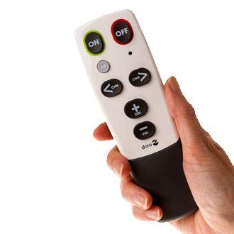 Doro HandleEasy 321rc universaalne kaugjuhtimispult (sobib teleri või stereosüsteemi hõlpsaks kasutamiseks) valge/must, hõbedane, must