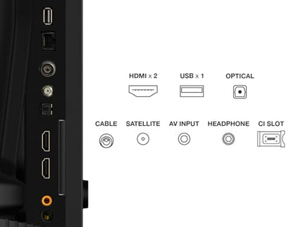 TCL 40V5C - 40" Full HD Smart QLED Direct LED TV with Android TV &amp; HDR - Compatible with Google Cast &amp; Google Home, Slim Design