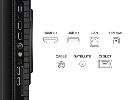 TCL 75T8C 75-tolline QLED 4K HDR UHD-teler, nutikas Google TV Dolby Vision ja Atmos, 144 Hz Motion Clarity Pro, FreeSync, Onkyo 2.1 heli, hääljuhtimine, ühildub Google Assistantiga