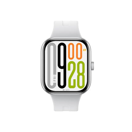 Xiaomi Redmi Watch 5 – 2,07" AMOLED, 60Hz, 24-päevane aku, üle 150 spordirežiimi, 5ATM veekindlus, GNSS, pulsi- ja SPO₂-andur, Bluetooth-kõned, alumiiniumraam, pöörlev nupp, hõbehall