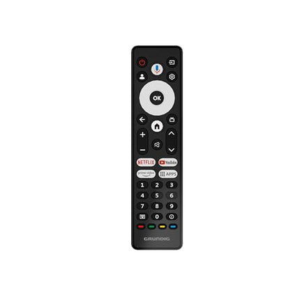 Grundig 40 VOE 64 40-tolline (100 cm) LED-teler, Google TV, Full HD, Dolby Digital, Magic Fidelity, sisseehitatud Chromecast, Bluetooth, nutiteler, hääljuhtimine, must