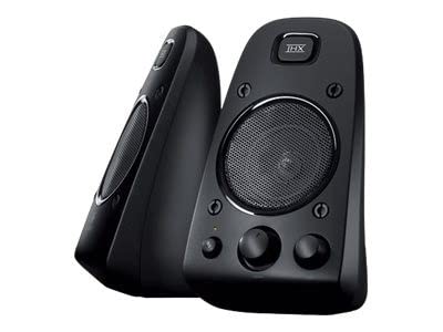 Logitech Z623 kõlarisüsteem subwooferiga, rikkalik bass, 400-vatine tippvõimsus, THX-sertifitseeritud, 3,5 mm ja RCA sisendid, mitme seadme ühilduv, EL-i pistik, arvuti/PS4/Xbox/TV/nutitelefon/tahvelarvuti - must