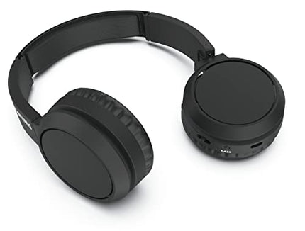 PHILIPS kõrvapealsed kõrvaklapid H4205BK/00 bassivõimendi nupuga (Bluetooth, 29 tundi mänguaega, kiirlaadimine, mürasummutus, kokkupandav), mattmust