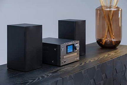 Kenwood M-525DAB - Mikro HiFi-süsteem CD, USB, DAB+ ja Bluetoothi ​​heli voogedastusega, 6,1 cm TFT värviline ekraan, kaugjuhtimispult