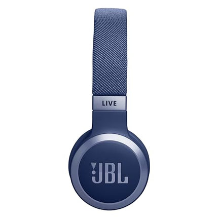 JBL Live 670 NC – Bluetooth-kõrvaklapid adaptiivse mürasummutusega – Juhtmevabad kõrvaklapid JBL Signature Sound ja häälassistendiga – Pikaajaline muusikaelamus kuni 65 tundi – Sinine
