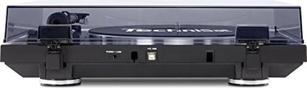 TechniSat TECHNIPLAYER LP 200 - Fully automatic record player (with USB output and digitization function, speed: 33/45 rpm, belt drive with aluminum turntable), black