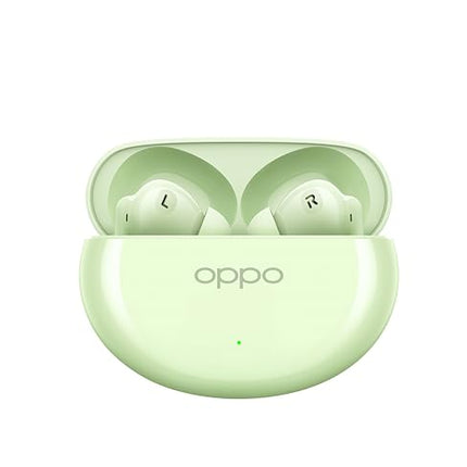 OPPO Enco Air4 juhtmevabad kõrvaklapid ruumilise heli, aktiivse mürasummutusega, 12-tunnise akueaga, madala latentsusega mängimiseks ja IP55 vastupidavusega, rohelised