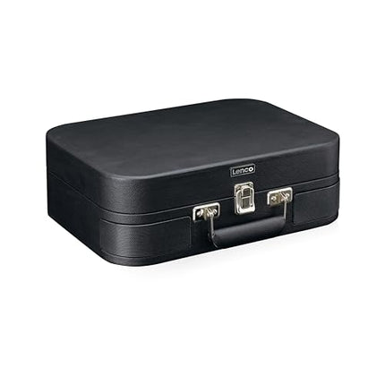 Lenco Classic Phono TT-116 Bluetooth plaadimängija 3 kiirusega - 33, 45 ja 78 p/min - Vintage vinüülplaadimängija - RCA väljund - Stereo kõlarid - Must