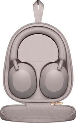 Sony WH-1000XM5 esmaklassilised kõrvaklapid mürasummutuse, Bluetoothi, selge kõnekvaliteedi, kõrglahutusega heli, kuni 30-tunnise akueaga, kõva ümbrisega, iOS ja Android - suitsuroosa