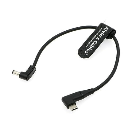 Alvin's Cables täisnurga all USB-C Type-C PD - DC toitekaabel PD laadimiskaabel Blackmagic Video Assist monitorile 30 cm