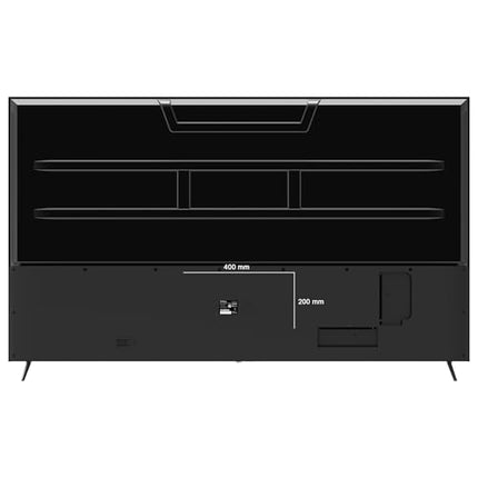 TEEVIEW TV75QQG-EU 75" Google Smart QLED 4K UHD TV, Wi-Fi, Bluetooth, 3x HDMI, Triple Tuner, Voice Control, Integrated Streaming Apps